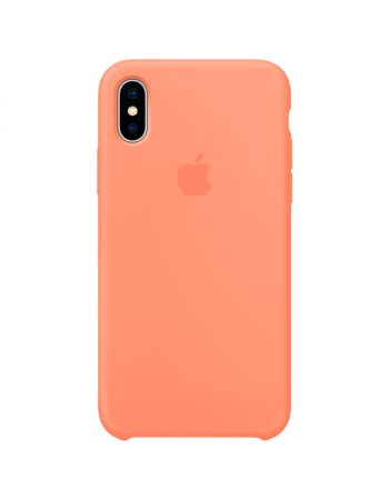 Чехол для iPhone Apple iPhone X Silicone Case, Peach